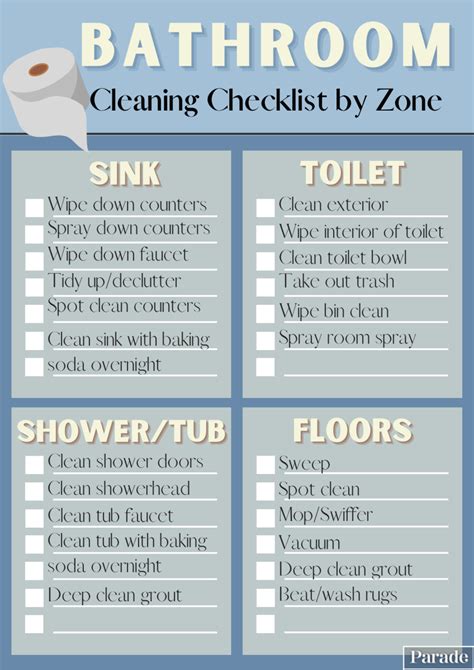 Bathroom Cleaning Checklist Printable Printable Word Searches | Porn Sex Picture
