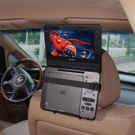 TFY Car Headrest Mount Holder for Standard (Laptop Style) Portable DVD Player 601308969244 | eBay