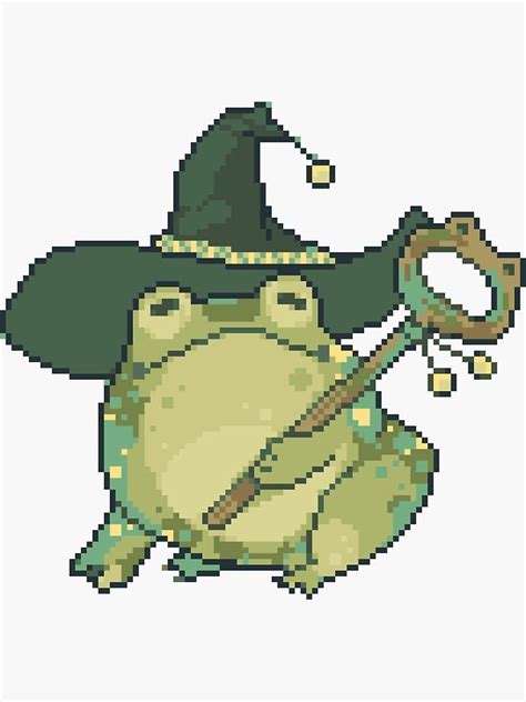 Frog Mage Sticker by paperfinch