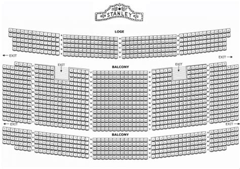 Seating Chart - The Stanley Theatre