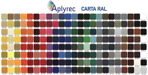 Colores Ral | Recubrimiento y aplicación de pintura en metales como el hierro