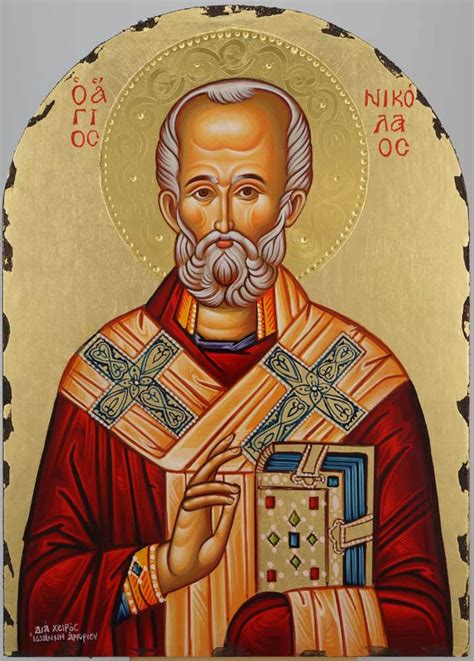 St Nicholas Icon Orthodox Icon Saint Nicholas Christian Art - Etsy