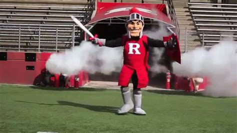 Rutgers new mascot unveiled at fan appreciation day - YouTube