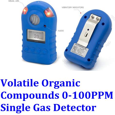 VOC Volatile Organic Compounds Single Gas Detector Gas Monitor LED ...