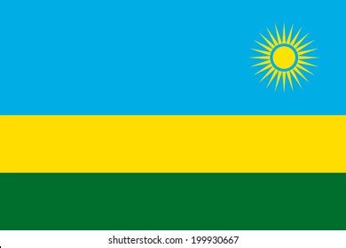 Flag Rwanda Vector Illustration Stock Vector (Royalty Free) 199930667 | Shutterstock