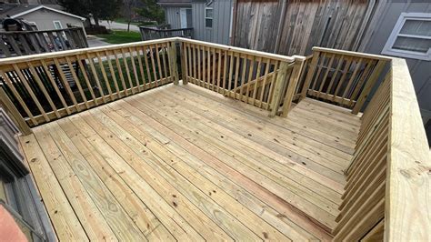 Pressure-Treated Deck and Steps | Wood River Construction