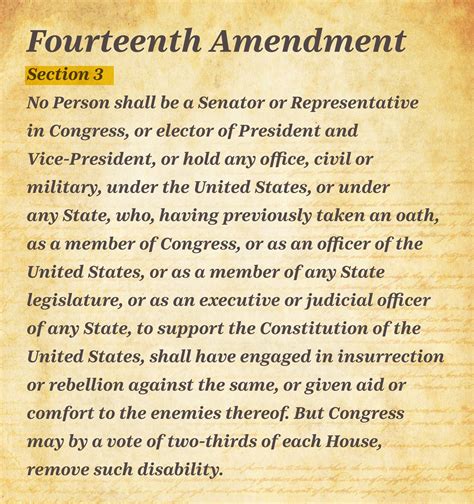 Luz Neal News: 14th Amendment Section 4