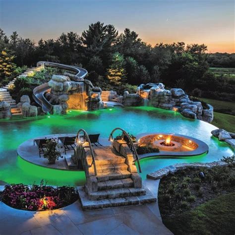 53 Pool Lighting Ideas for Every Style in 2024 | Dream backyard pool ...