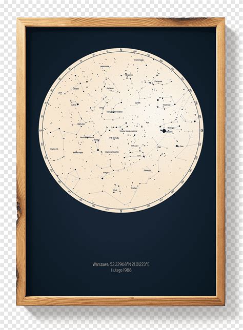 Star chart Map Poster, map, poster, picture Frames png | PNGEgg