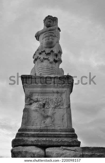 Statue Triton Greek Mythology Sea God Stock Photo 220098157 | Shutterstock