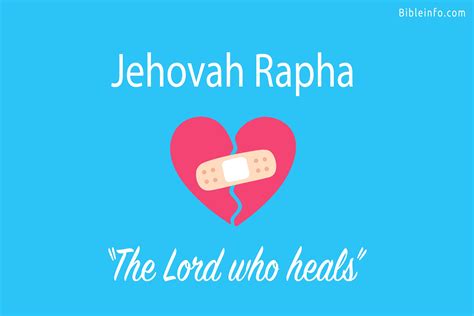 What does Jehovah Rapha mean?