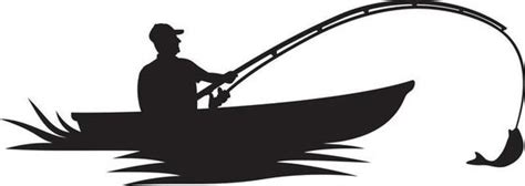 Fisherman Silhouette Clipart