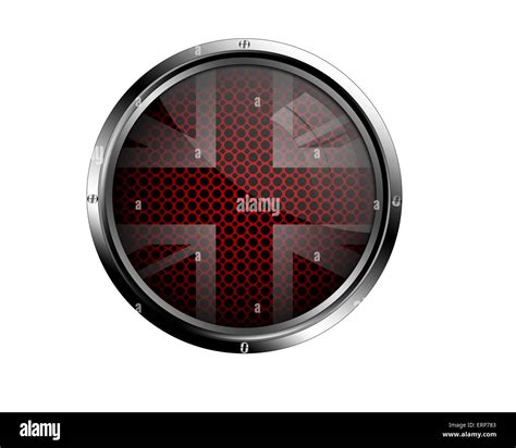 UK flag button Stock Photo - Alamy