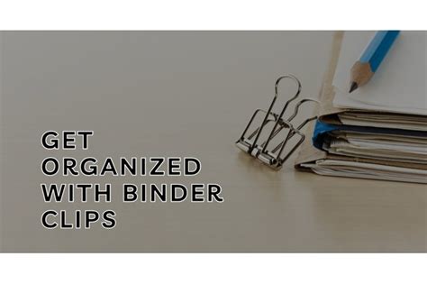 Binder Clips 101: A Comprehensive Guide to Types, Sizes, and Uses