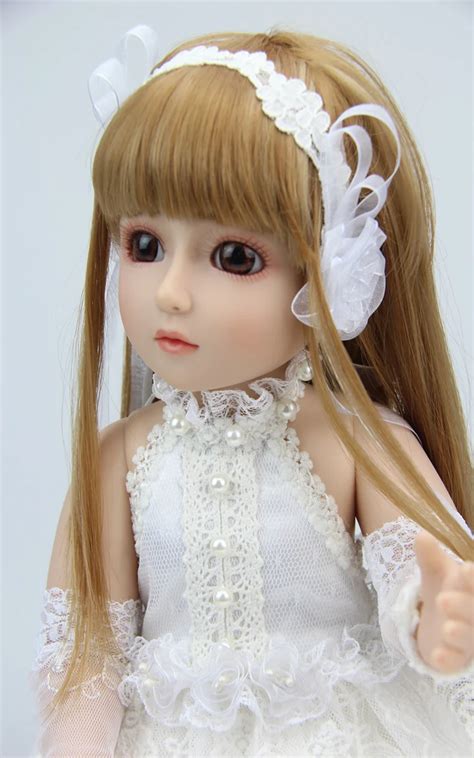 18inch 45cm Reborn baby Doll Ball Jointed Doll BJD Hard Vnyl Toy Girls ...