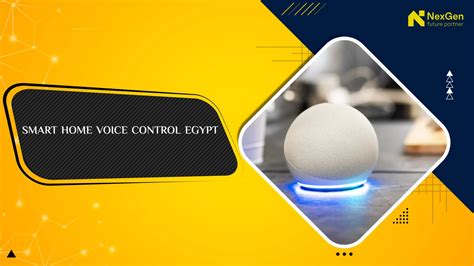 Smart Home Voice Control Egypt - Nexgen