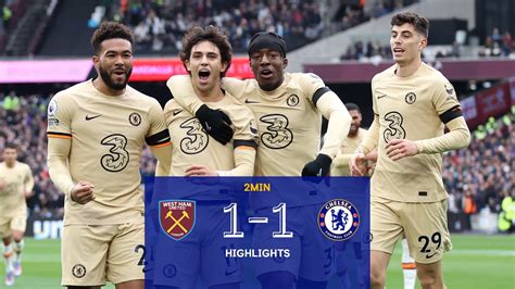 West Ham v Chelsea (1-1) | Highlights | Premier League - YouTube