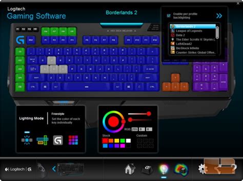 Logitech G910Logitech Gaming Software