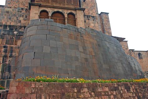 Inca stone wall from the temple of Coricancha, Cuzco, Peru | Inca, South america, Ancient cities