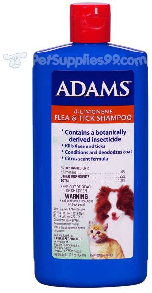 Adams D-Limonene Flea and Tick Shampoo