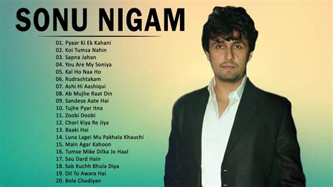 Best Of Sonu Nigam - Hit Romantic Album Songs - Evergreen Hindi Songs ...