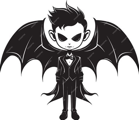 Charming Fangs Dracula Logo Design with Cuteness Whimsical Bite ...