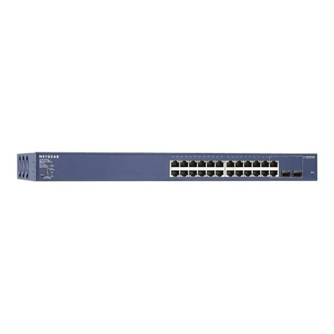 NETGEAR GS724TP Smart PoE Switch - Switch - managed - 24 x 10/100/1000 (PoE) + 2 x shared SFP ...