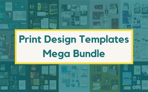 Stationery Print Design Templates Bundle - StockElementsFX