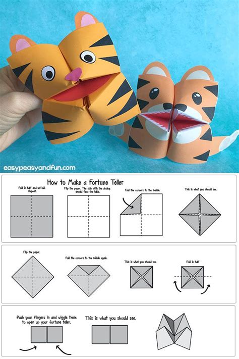 Make An Origami Cootie Catcher Coloring Pages - Dennis Henninger's Coloring Pages