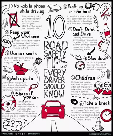 10 x2 Tips for Safe Driving | Road safety tips, Safe driving tips, Drivers education