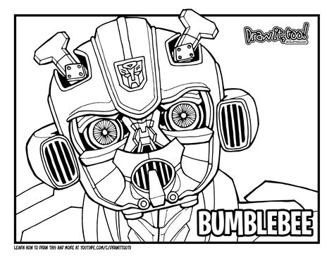 Free Printable Bumblebee Coloring Pages