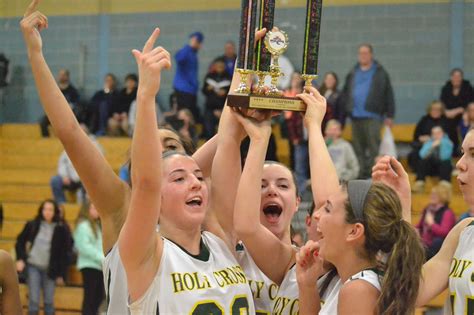 Holy Cross girls basketball captures NVL title with win over St. Paul