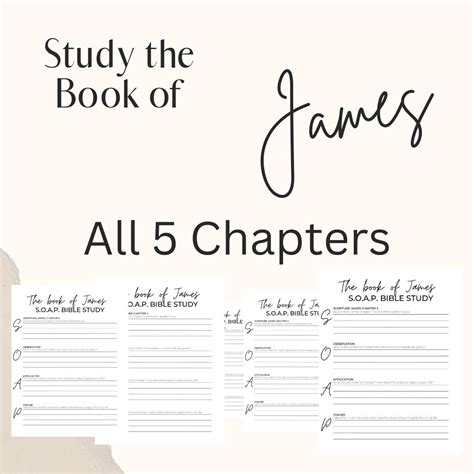 Printable James Bible Study - Etsy