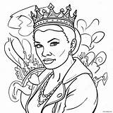 Queen Graffiti Gangster Coloring Page 38733 30987 sketch template