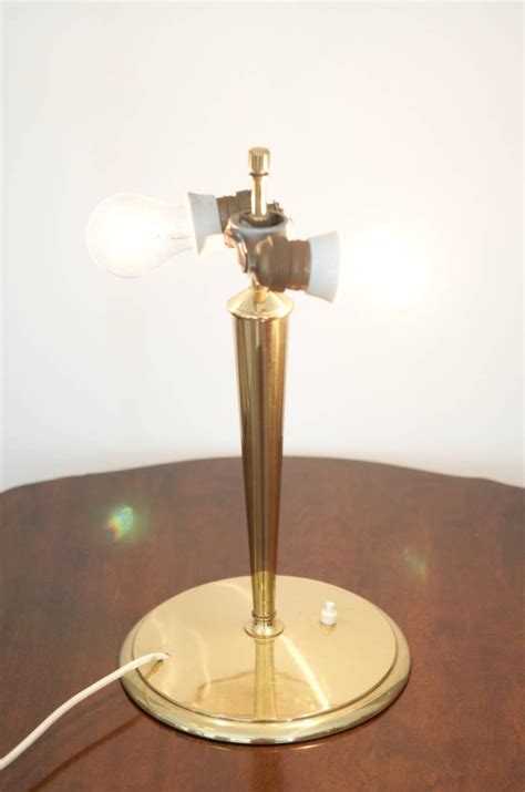 Art Deco Brass Desk Lamp, 1930s for sale at Pamono