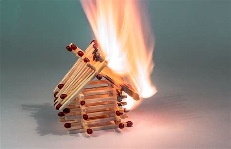 Free Images : fire, matchstick house, burning matchstick house, house ...