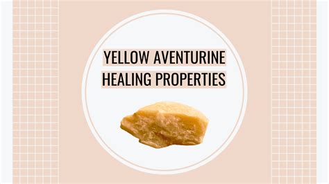 Yellow Aventurine Meaning & Healing Properties - Crystal Healing Ritual