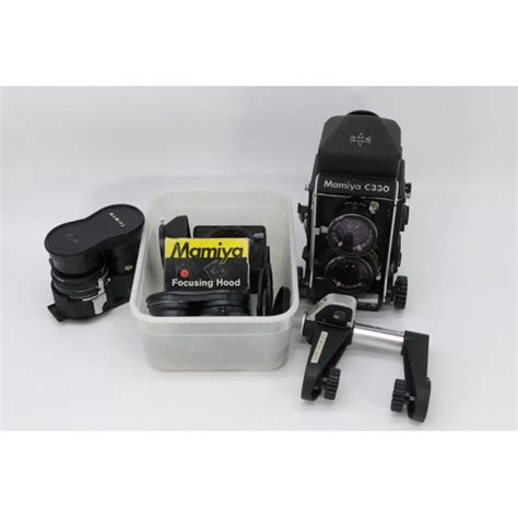 Mamiya C330 professional together with other lens' and accessories (crate not included).