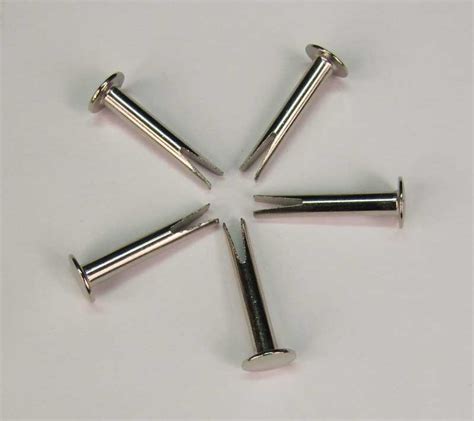 7/8" Nickel Split Rivets | Set of 5 | Genuine Parts | Gerstner