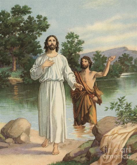 Baptism Of Jesus Christ Painting