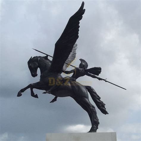 Brozne Pegasus garden statue for sale