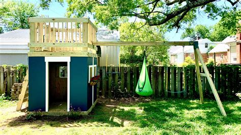 Diy Swing Set Brackets - How To Build A Modern A Frame Swing Set Hgtv - Diy painted swing set ...