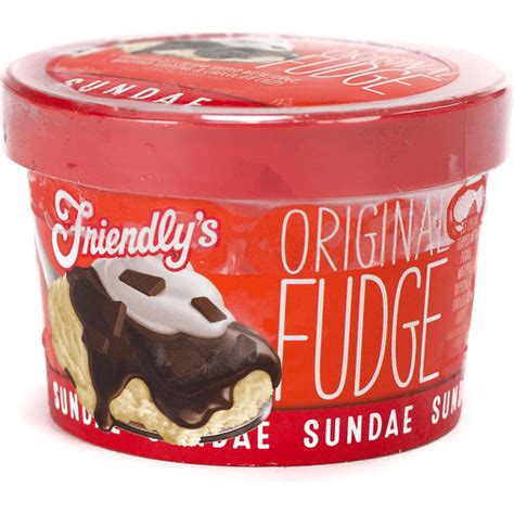 Friendlys Original Fudge Sundae 6 oz | Ice Cream | Fishers Foods