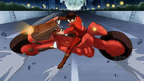 ArtStation - Akira Bike Scene - Redraw