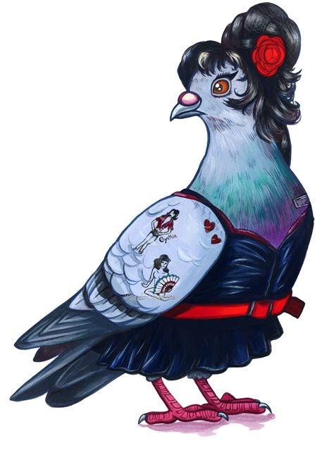 This Artist Draws Famous Londoners As Pigeons | Londonist