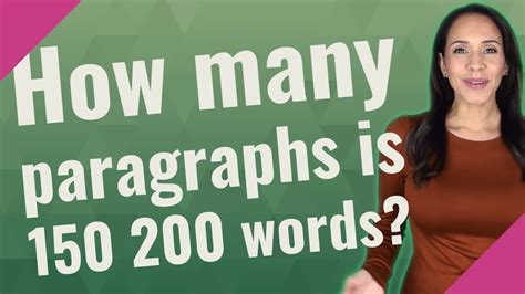 How Many Paragraphs Is 150 Words? New Update - Abettes-culinary.com