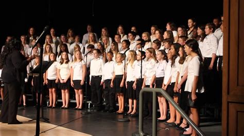 Faubion Middle School 6th Grade Choir "Old Joe Clark" - YouTube