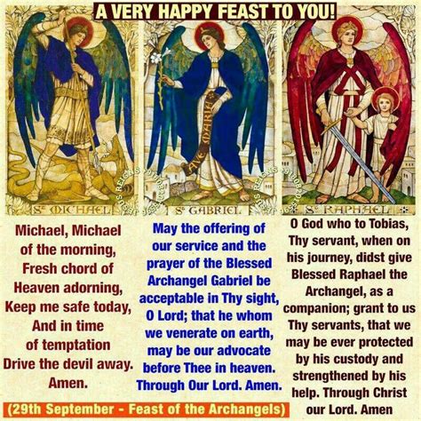 Feast Of The Archangels 2024 Novena Prayer - Illa Ranice