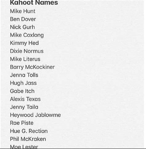 Best Kahoot Names : r/memes