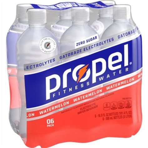 Propel® Zero Sugar Watermelon Electrolyte Water Beverage, 6 bottles / 16.9 fl oz - Pay Less ...